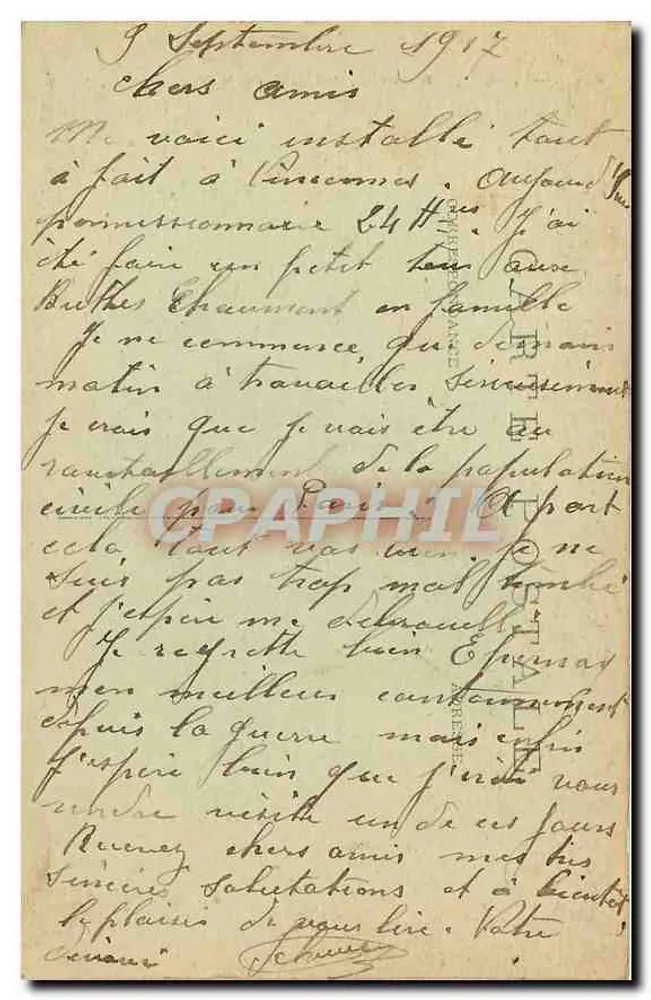 Paris (XIXe arrt.) — Buttes-Chaumont — O Ponte suspensa — C. M. — n° 1268 - Verso