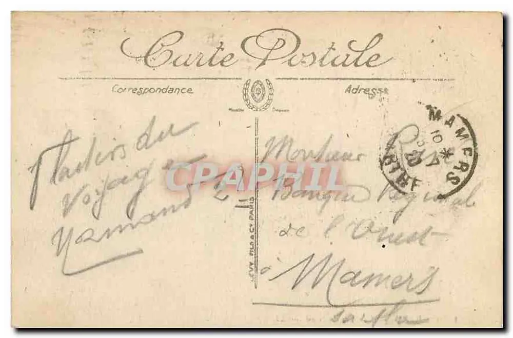 PARIS — La Stazione del Nord — LL. — n° 1780 - Verso