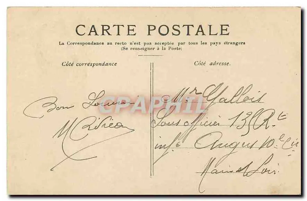 Paryż — Le Trocadéro — wydawca nieczytelny, numer seryjny nieczytelny - Rewers