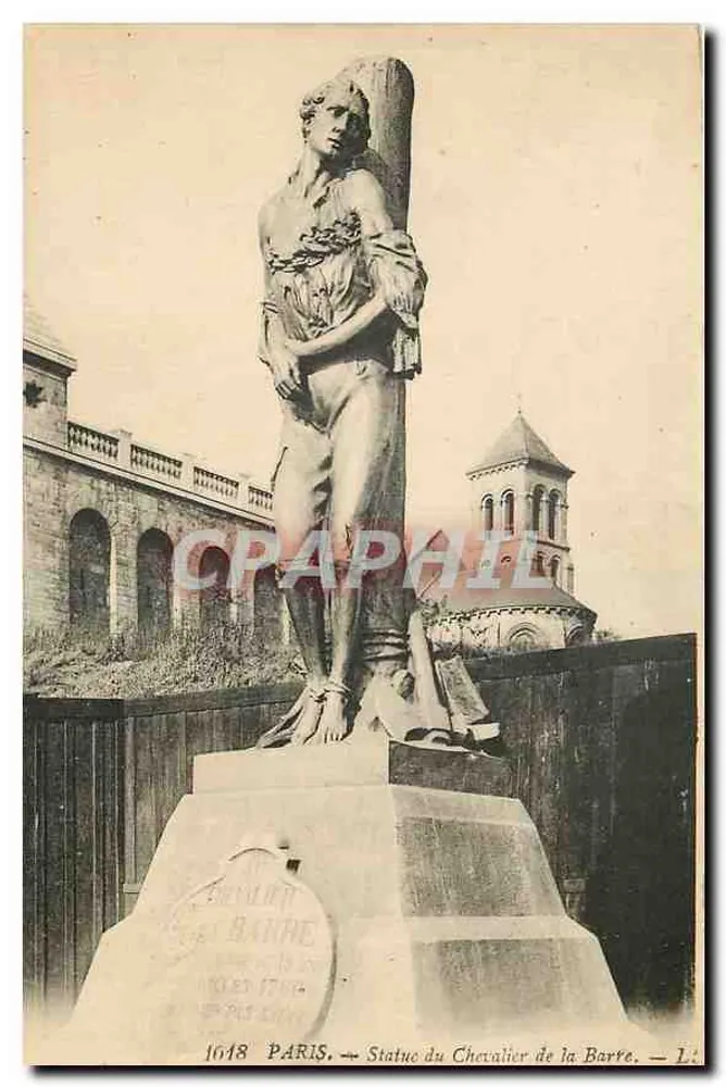Estátua do Cavaleiro da Barre — Paris — Editor Lévy, n° 1618 - Frente