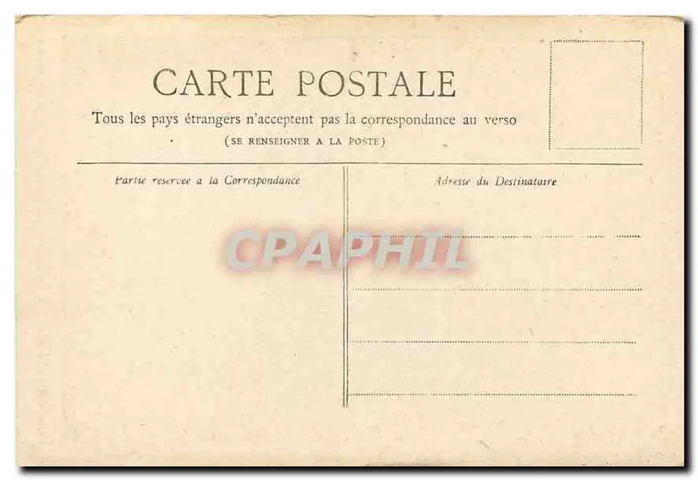Monumento de Gambetta — París — Colección Petit Journal - Reverso