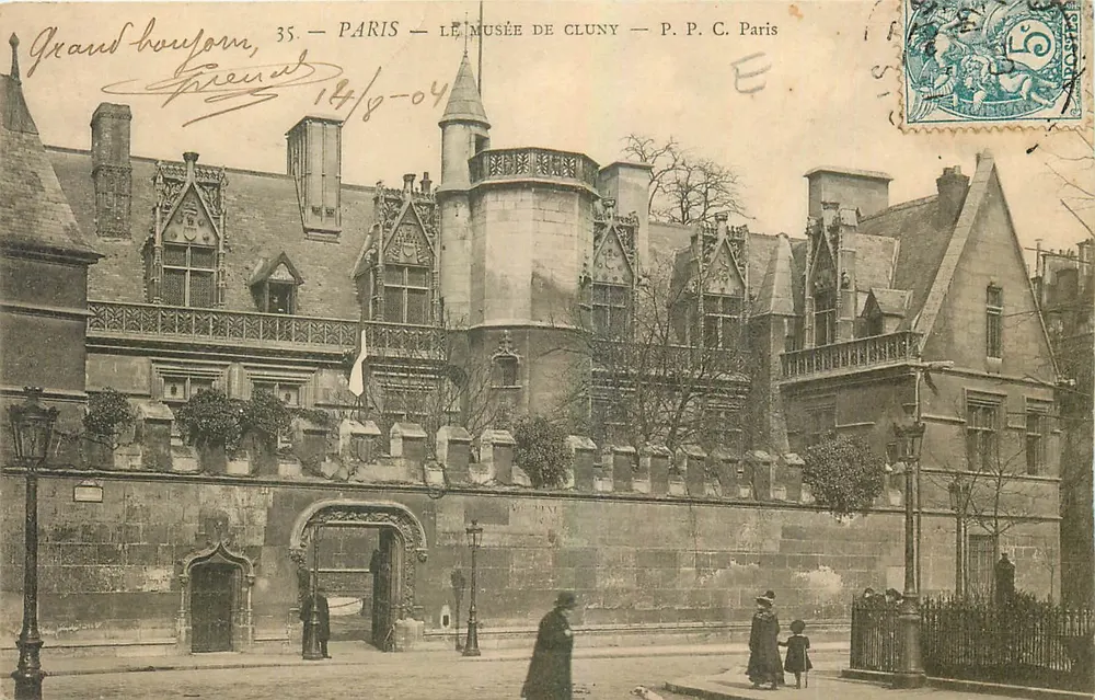 Paris — O Museu de Cluny — P. P. C. Paris - Frente