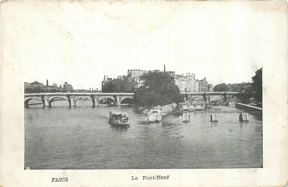Paris — O Pont-Neuf — editor não identificado - Frente