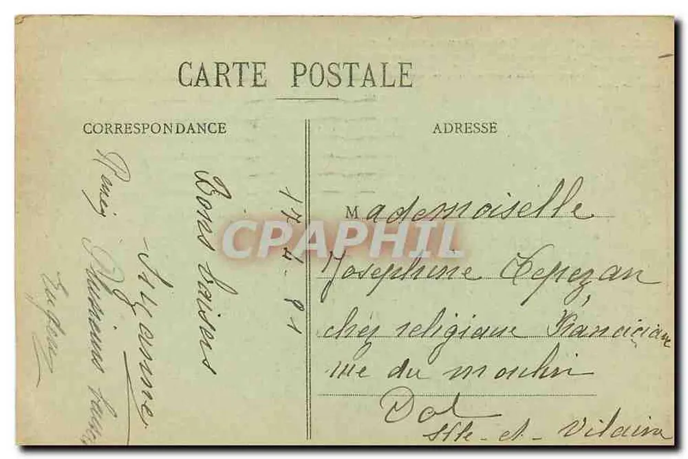 Paris (4e) - Notre-Dame, vista lateral — editor não visível, número de série não legível - Verso