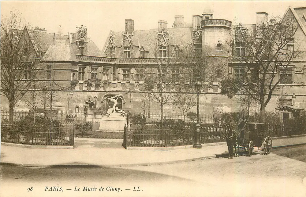Paris — O Museu de Cluny — LL. — n° 98 - Frente
