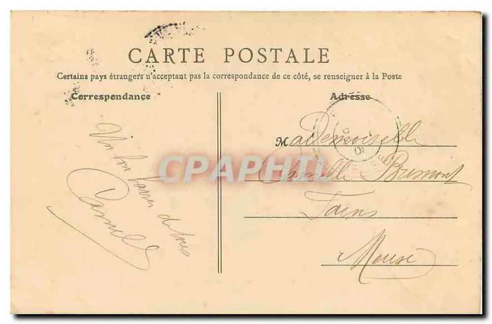 Ponte no Parque Monceau — Paris — B.F. Paris, n°73 - Verso