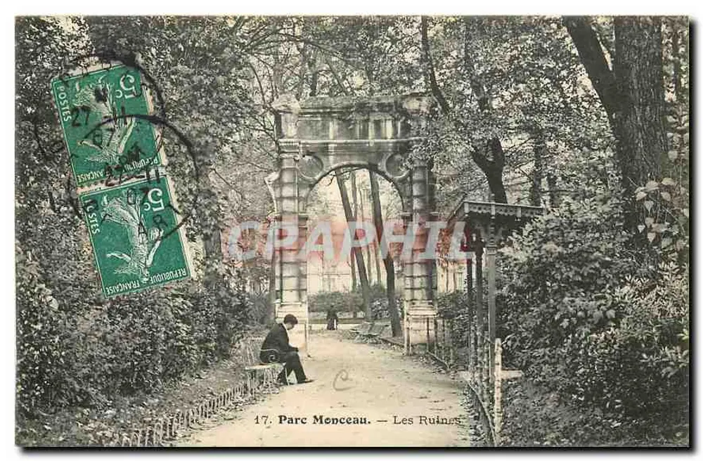 Parc Monceau — As Ruínas — Editor não identificado, n° de série 17 - Frente