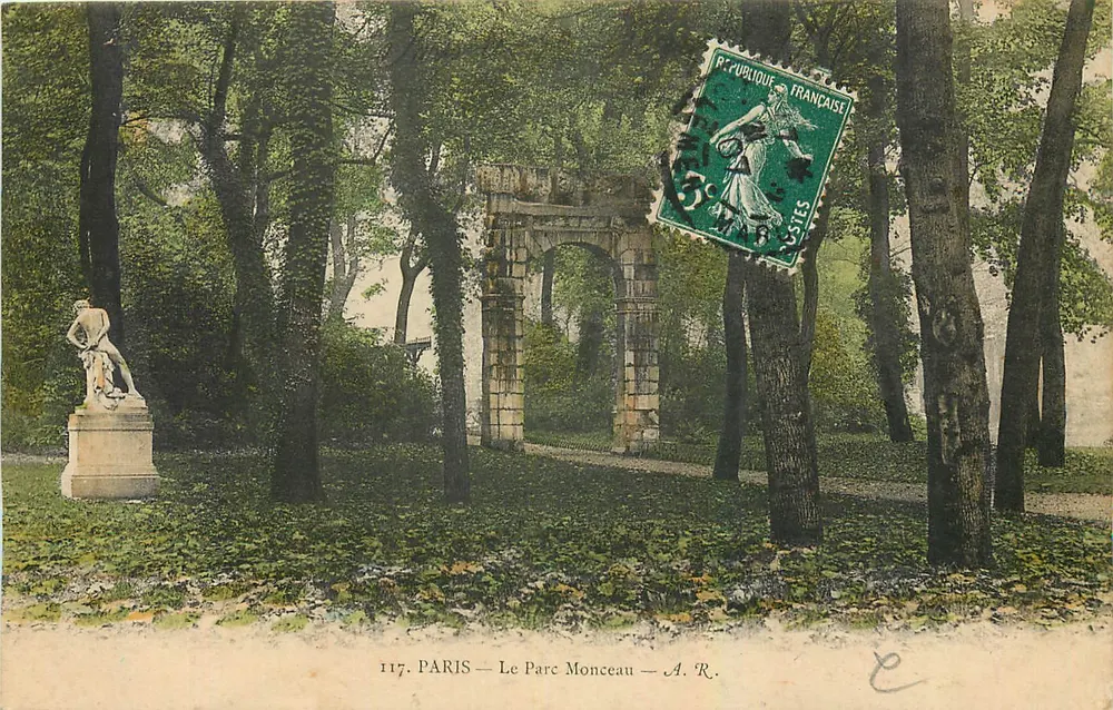 PARIS — O Parc Monceau — A. R. — n°117 - Frente