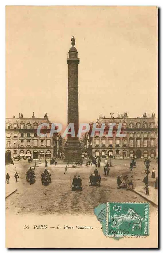 Paris — A Place Vendôme — CPAPHIL - Frente