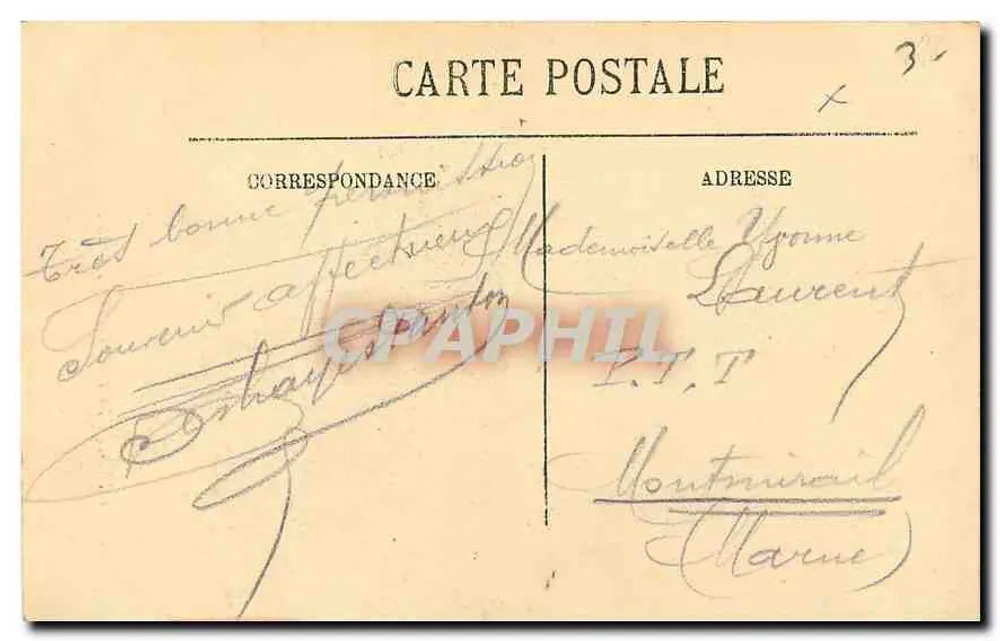 Paris — A Place Vendôme — CPAPHIL - Verso