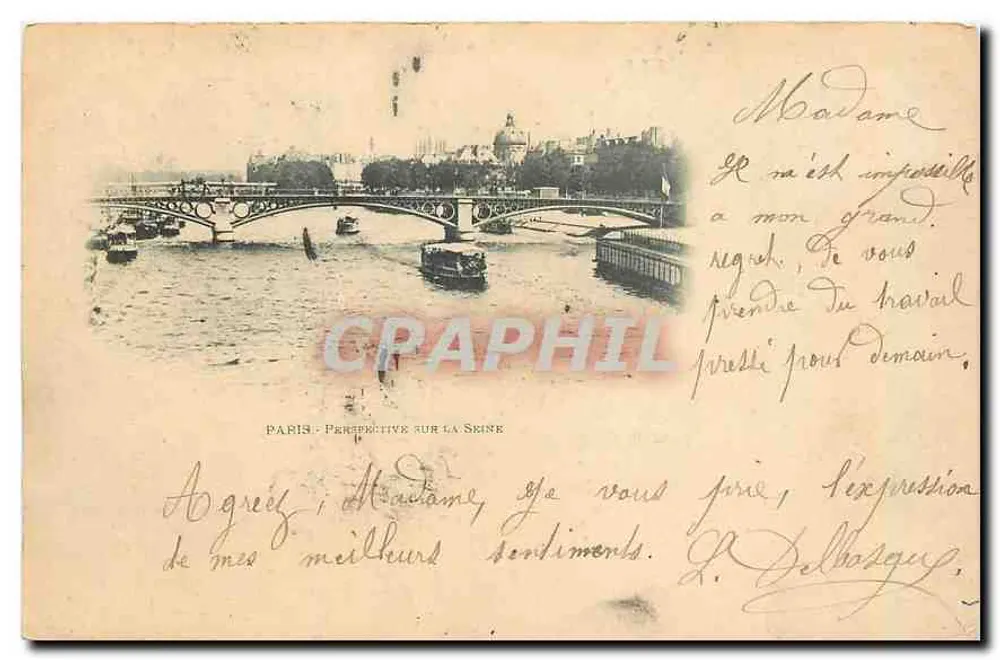 Paryż - Widok na Seinę — Graphil, nr nie widoczny - Awers