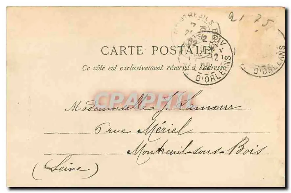 PARIS — Saint-Pierre de Montrouge — editor anônimo, n° 160 - Verso