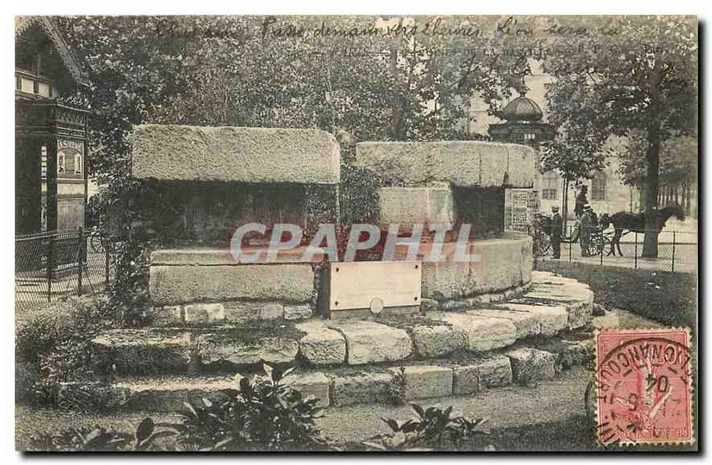 Fontein met twee wasbakken — Parijs, 19e wijk — uitgegeven door de Compagnie des Cartes Postales - Voorkant