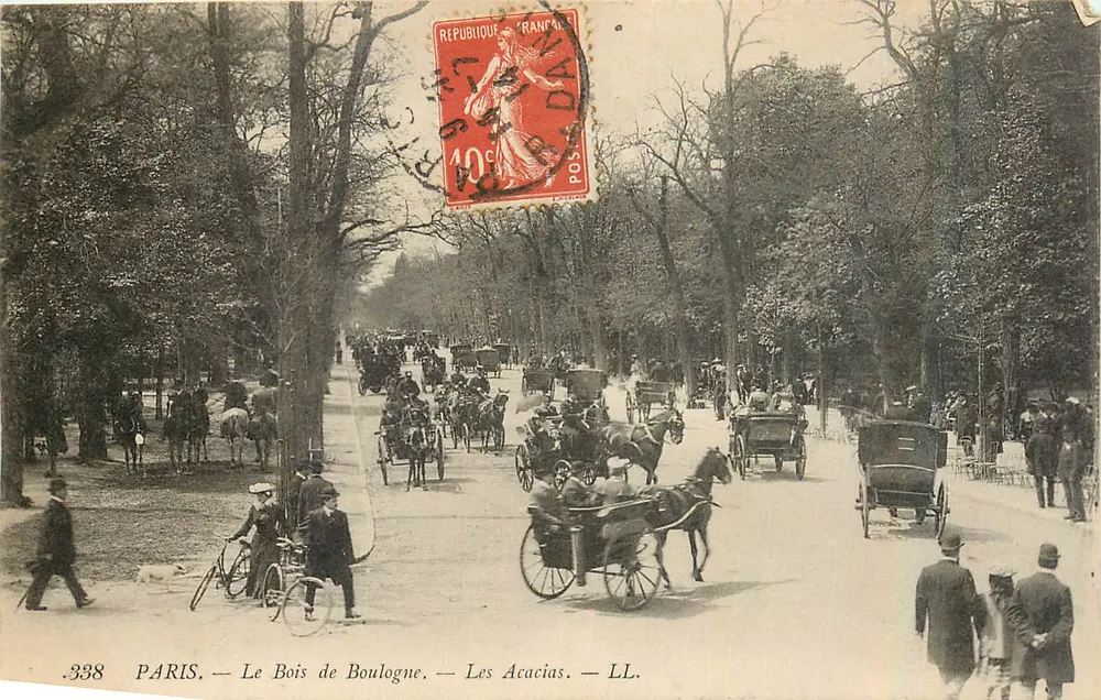 PARIS. — Le Bois de Boulogne. — Les Acacias. — LL. — N°338 - Recto