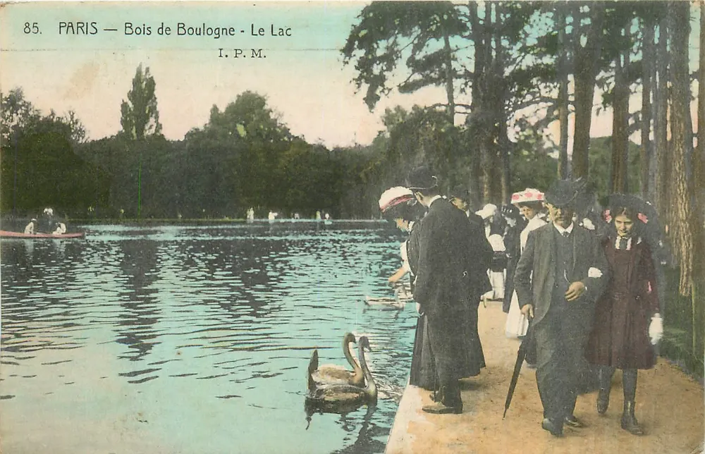 PARIS — Bois de Boulogne - Le Lac — I.P.M. n°85 - Recto