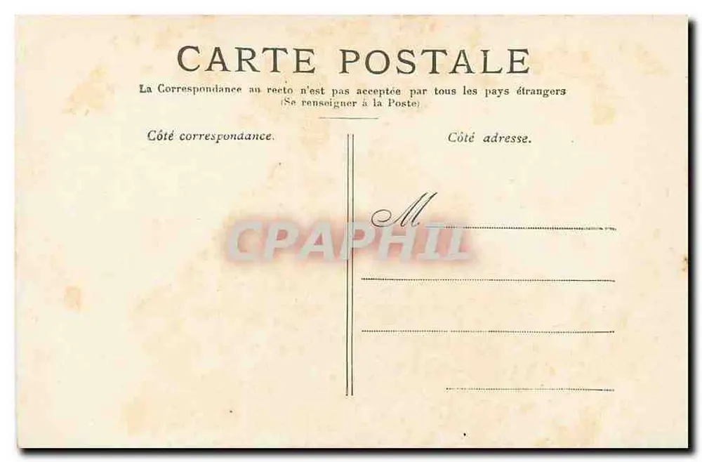 Paris — A Praça da Concórdia — editor não visível - Verso