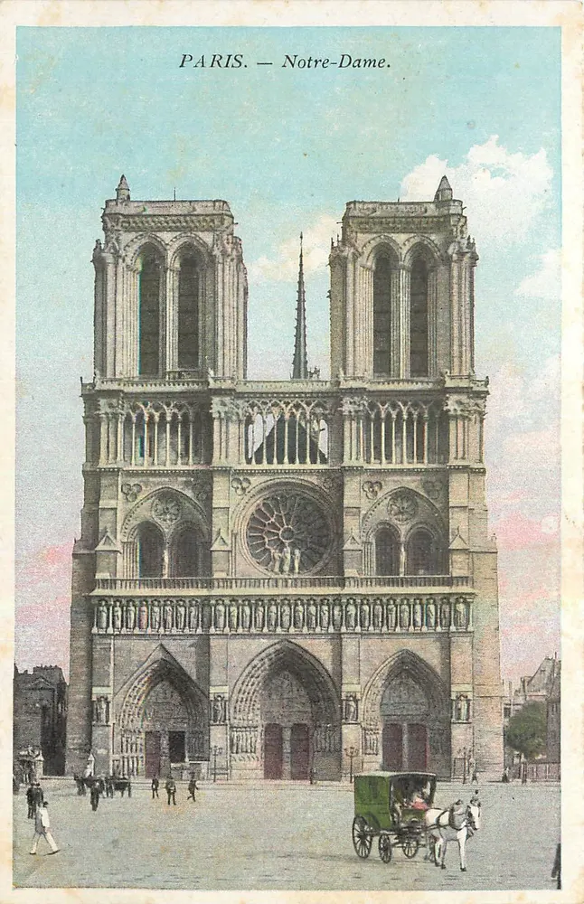PARIS — Notre-Dame — Editor não identificado, número de série não visível - Frente