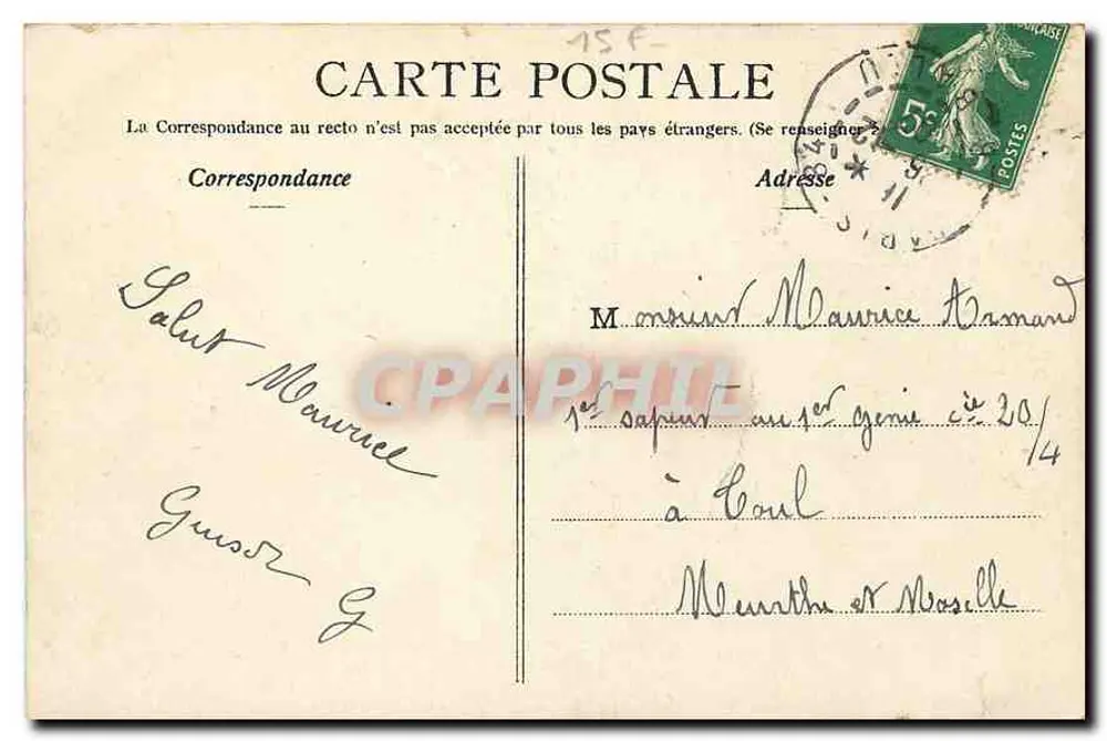 Paris — Vue générale de la place du Carrousel — Édit. L. Dufour - Verso