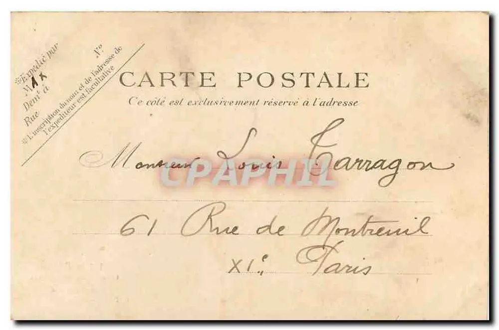 Pont sur le bois de Vincennes — Paris — Éditeur : P. P. L. (n° 175) - Verso