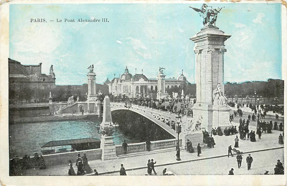 Paris — O Ponte Alexandre III — Éditeur J. Paris - Frente
