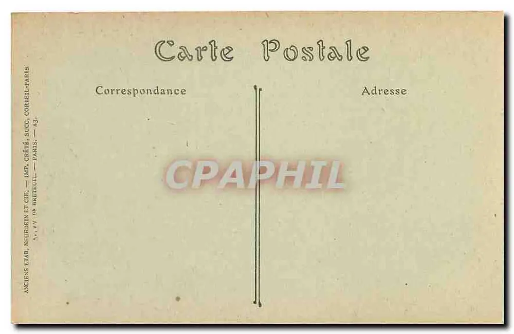 Paris — Der Pont au Change und das Palais de Justice — JND HOT. n°306 - Rückseite