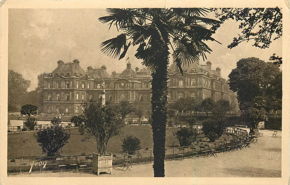 O Palácio do Luxembourg — Paris — Edição de Arte Yvonn - Frente