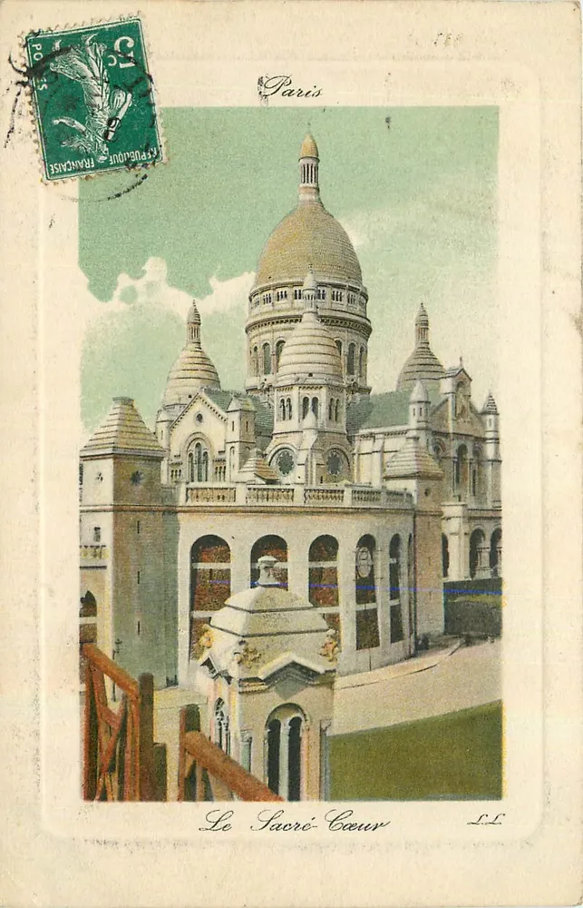 O Sacré-Cœur — Paris — editor L.L. - Frente
