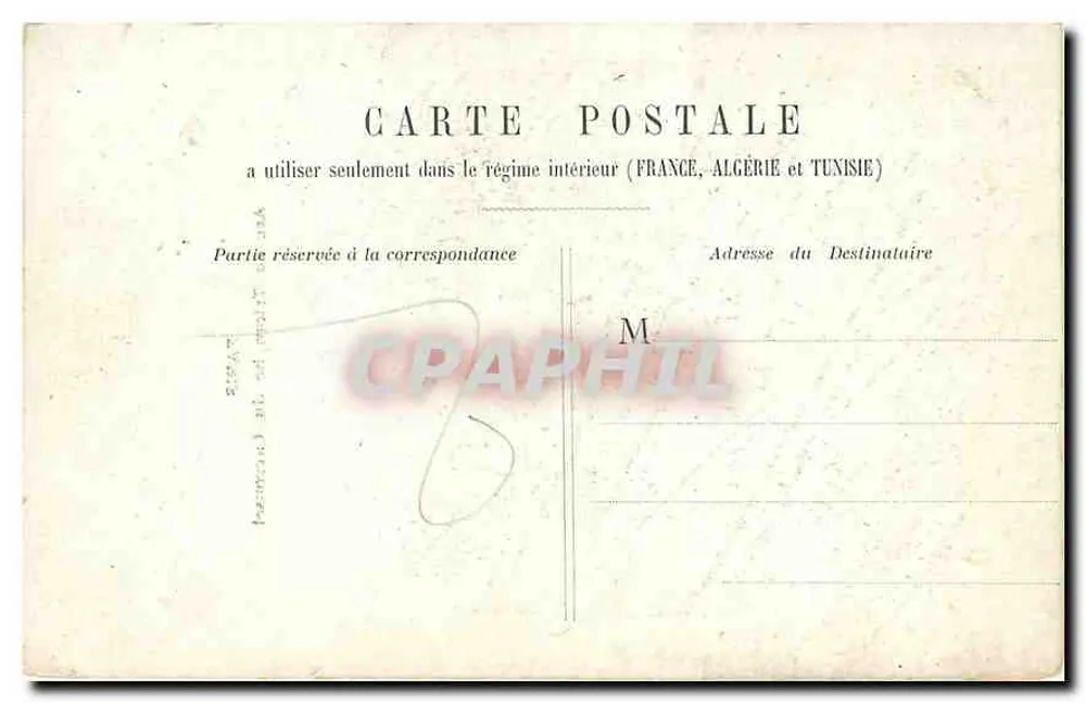 Paris — Arco do Triunfo do Carrousel — editor não identificado - Verso