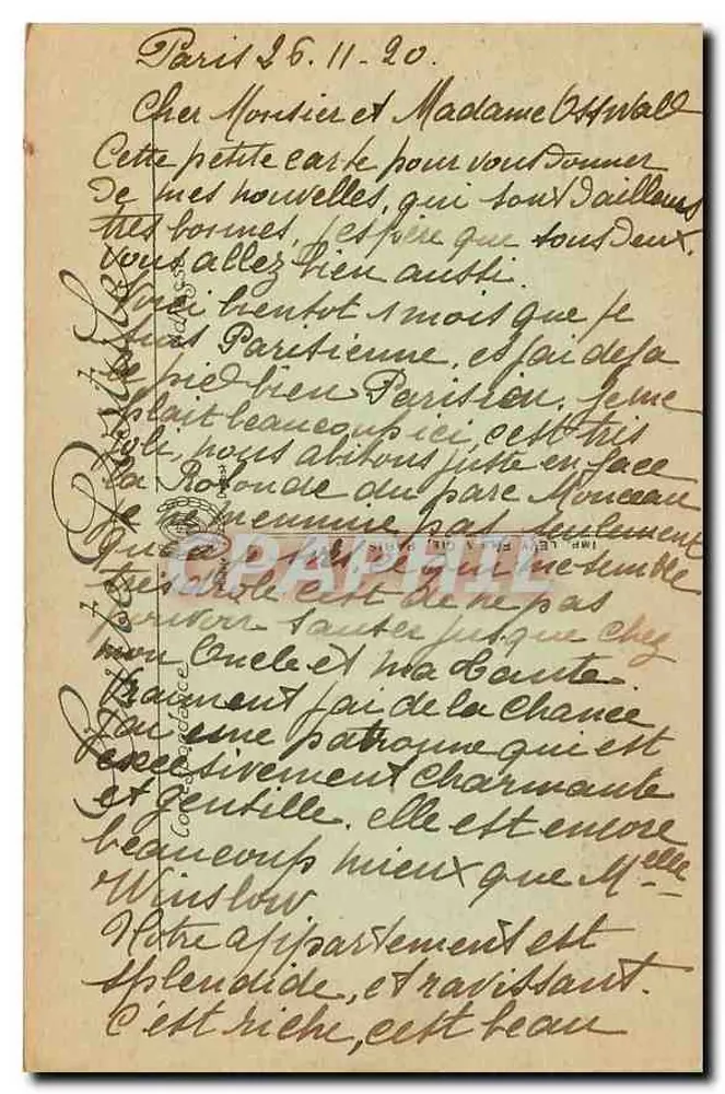 PARIS — O Grand Palais — The Great Palace — LL. — n° 270 - Verso