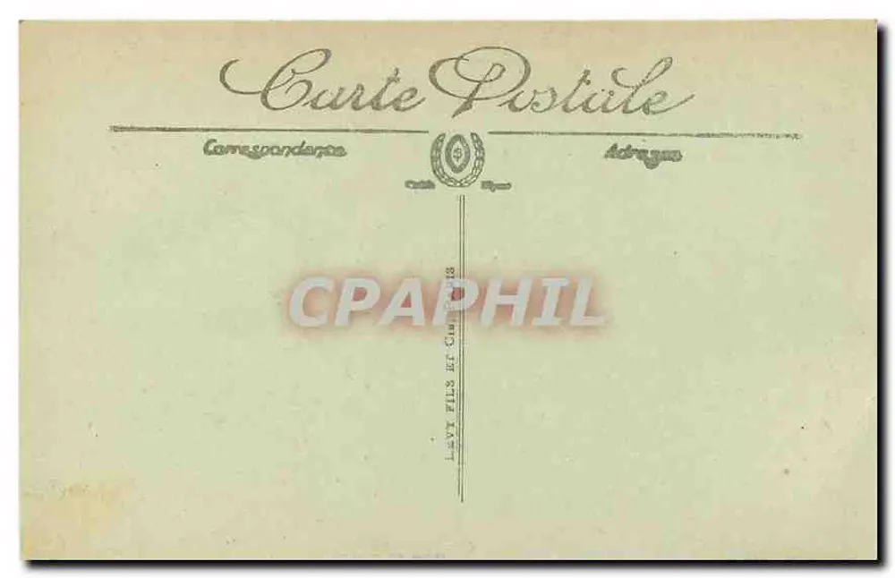 Reims — Ruinen des Großen Krieges — rue Gambetta — Visé Paris n° 561 - Rückseite