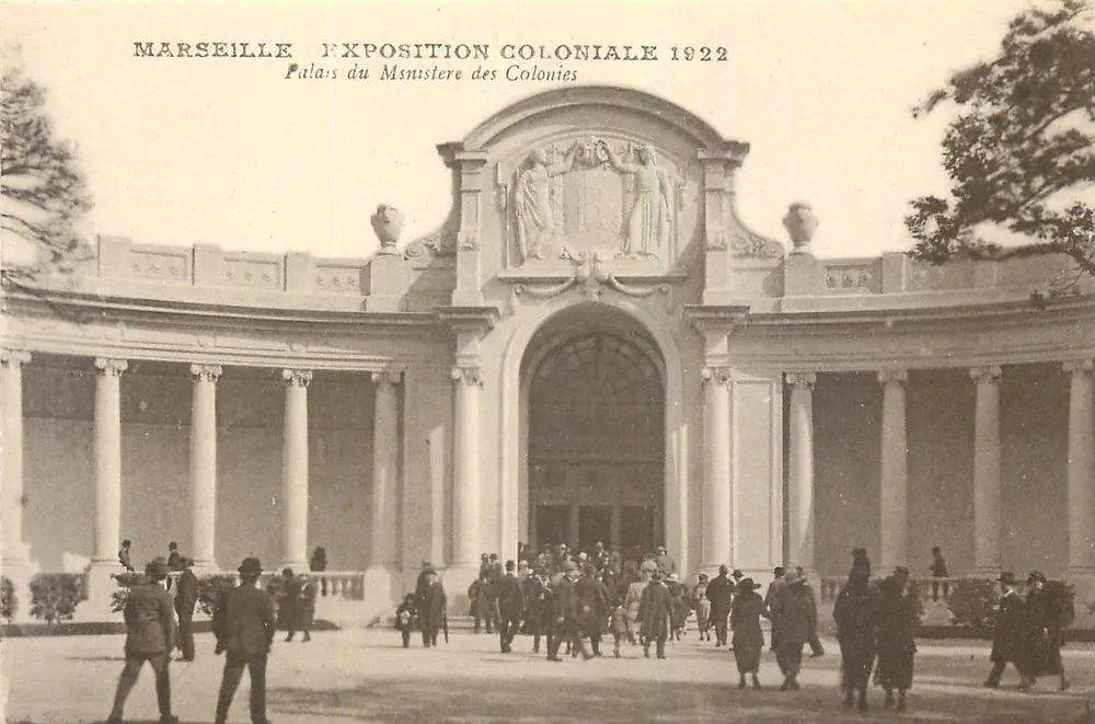 Marseille — Kolonialausstellung 1922 — Palast des Kolonialministeriums - Vorderseite