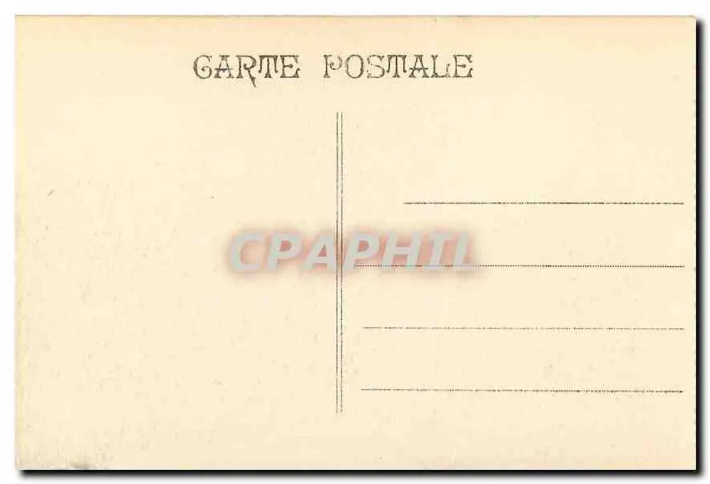 Marseille - Exposition Coloniale 1922 - Palais de l'Indo-Chine - Verso
