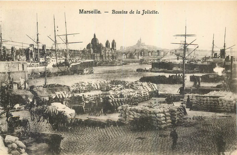 Marseille — Bassins de la Joliette — Éditeur non visible - Recto