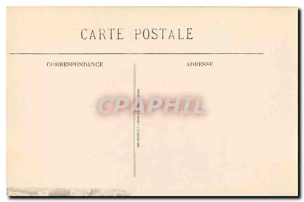 Marseille - Ansicht des Hafens und der Transbordeur-Brücke - BR - 1550 - Rückseite