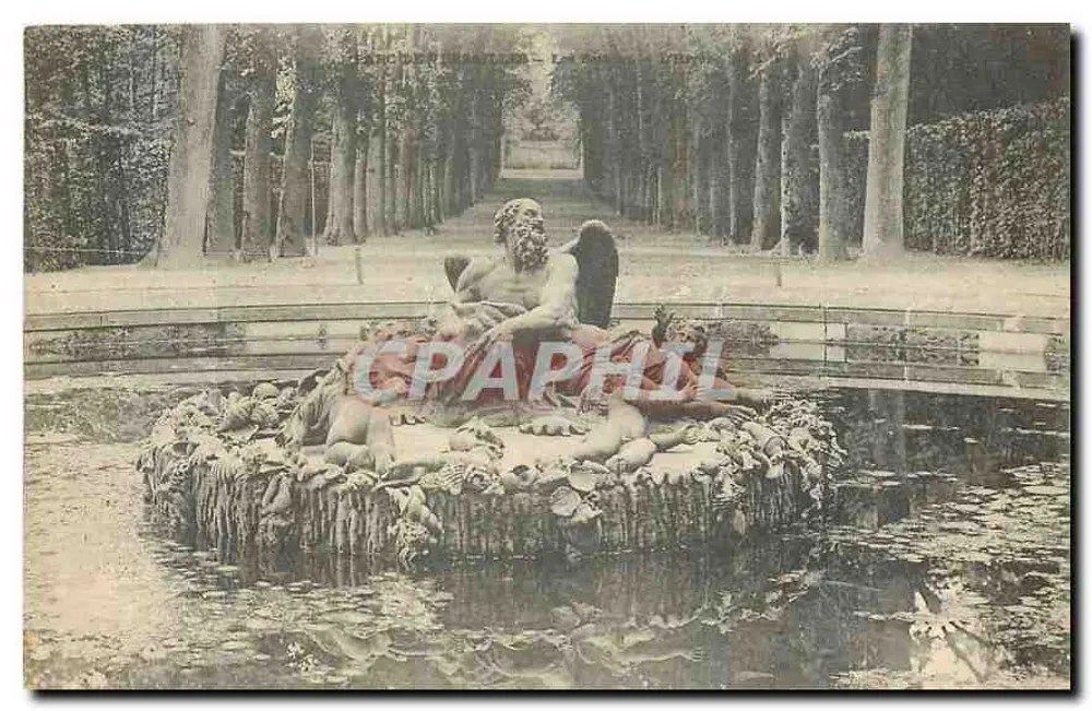 Fonte de Netuno — Jardim de Versalhes — Editor anônimo - Frente