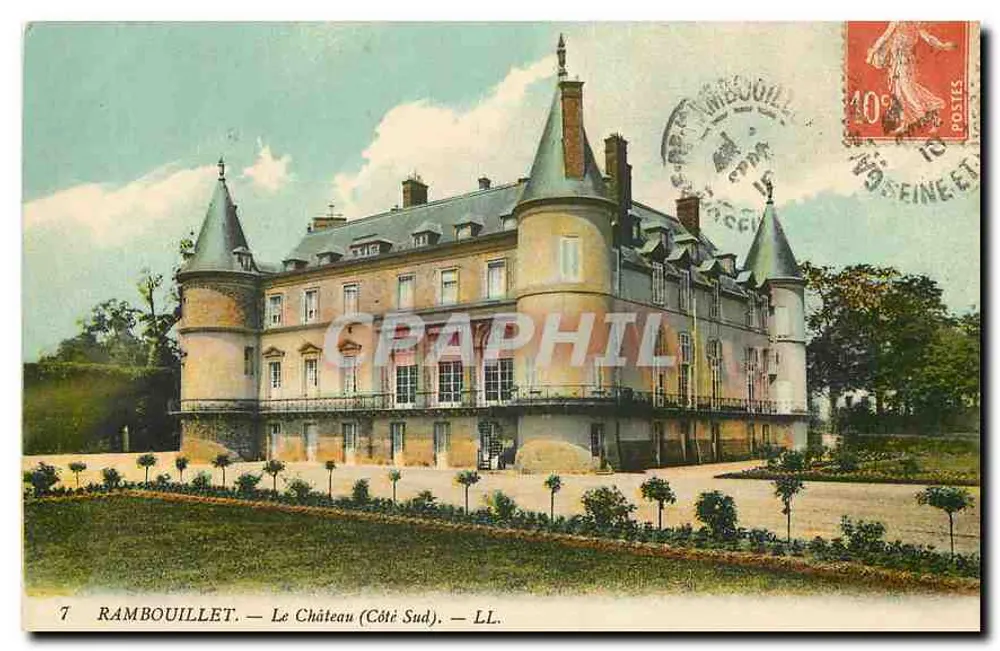 Rambouillet — O Castelo (Lado Sul) — LL. - Frente