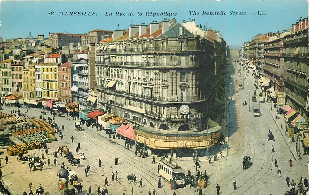 MARSEILLE — A Rue de la République — Lévy & Neuhoein Réunis - Frente