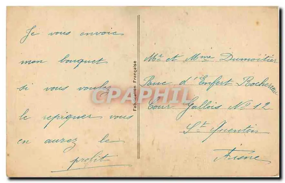 Besuch bei der Großmutter — Nationale Sammlung — Nordcothe n°9019 - Rückseite
