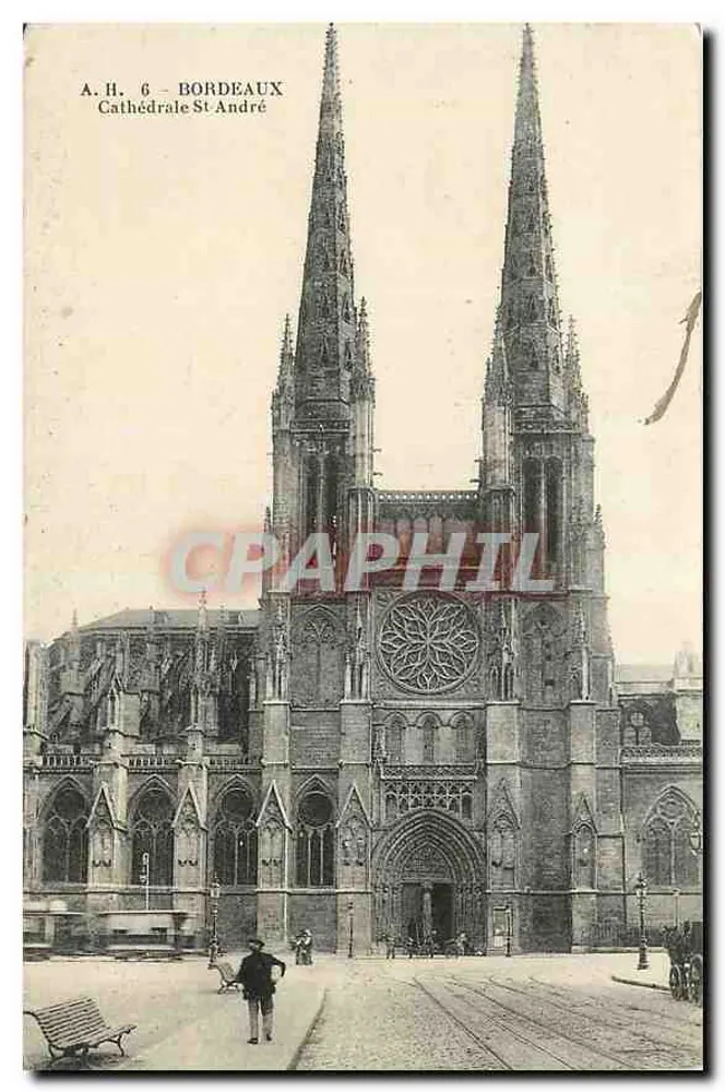 Bordeaux — Catedral de São André — A.H. 6 - Frente