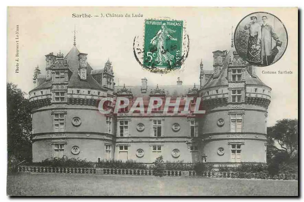 Sarlhe — Château du Lude — Photo J. Bouvert Laxhans - Recto