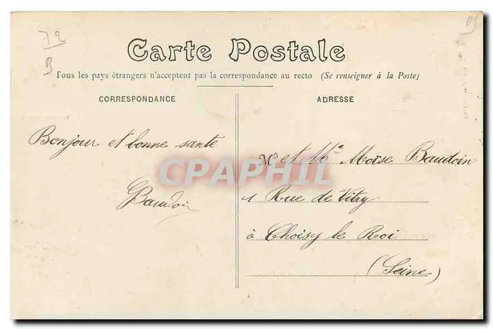 Sarlhe — Château du Lude — Photo J. Bouvert Laxhans - Verso