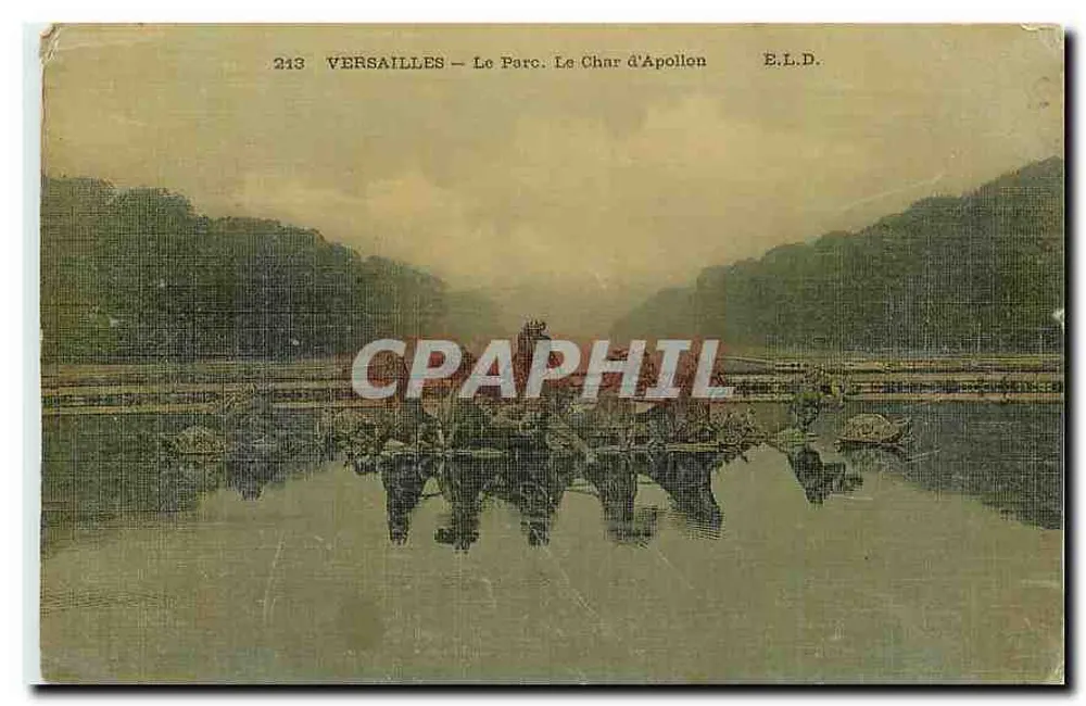 Versailles — O Parque. O Carro de Apolo — E.L.D. n°213 - Frente