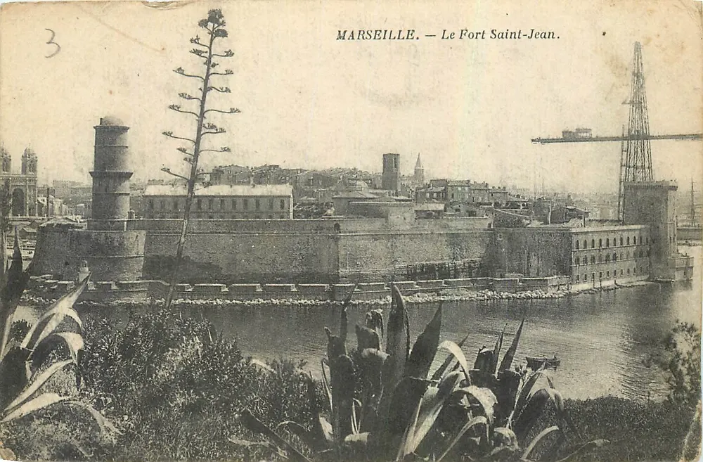 Marselha — O Forte Saint-Jean — Editor não identificado, n° de série 3 - Frente