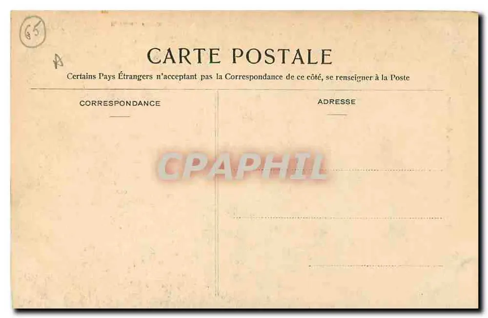 Canterets - Cachoeira do Cerisey — E. Franss, editor - Verso