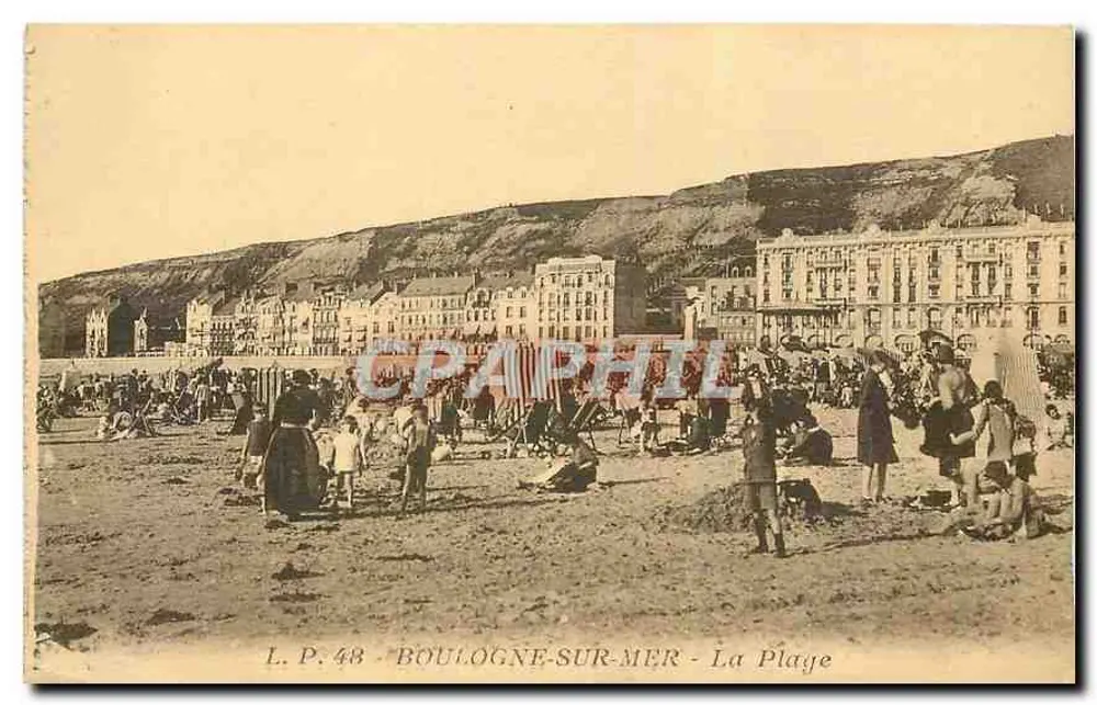 Boulogne-sur-Mer — La Plage — L.P. 48 - Recto