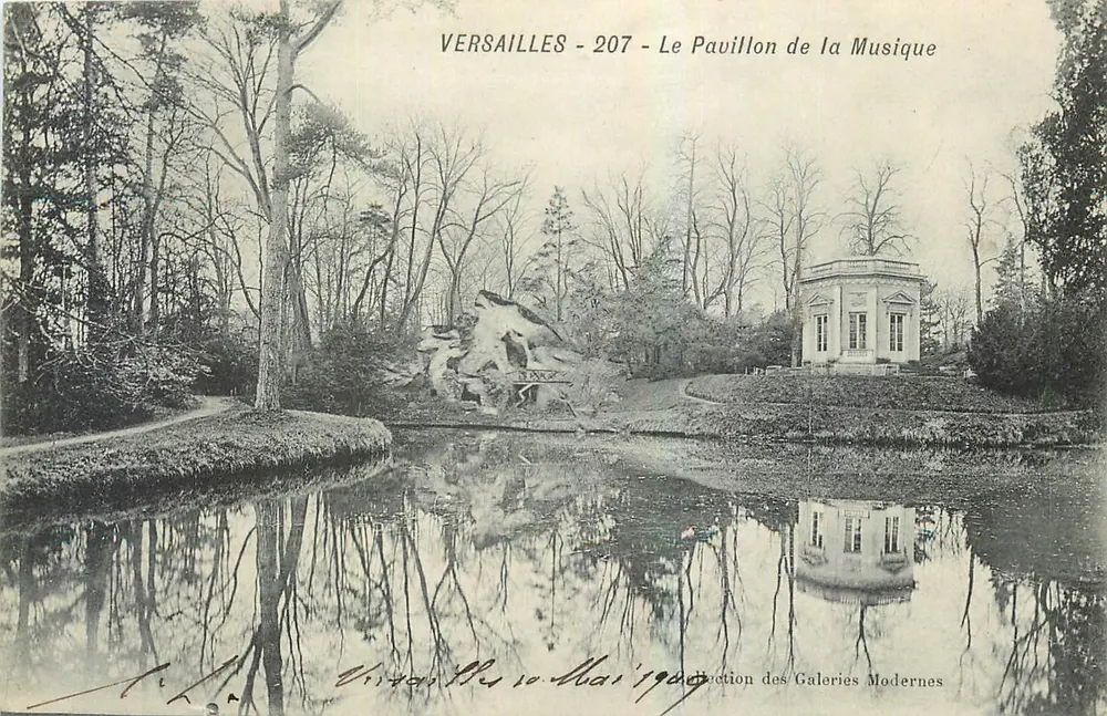 Versailles - 207 - O Pavilhão da Música — Edição das Galerias Modernas - Frente