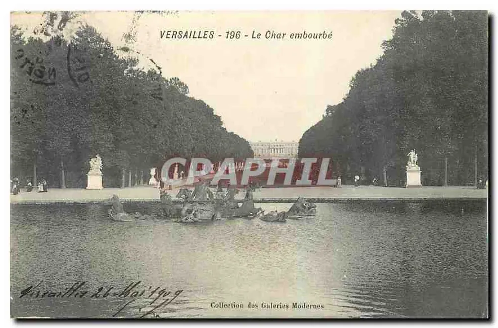 Versailles - 1906 - O Char emborcado — Coleção das Galerias Modernas - Frente