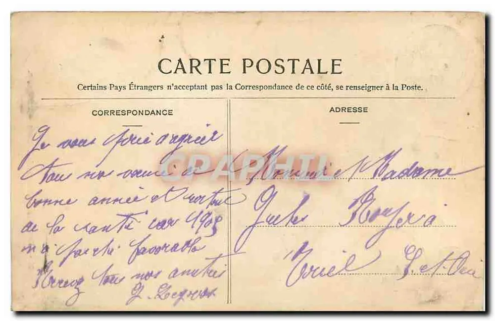 Versailles - Hameau de Trianon - Le Moulin — Hachy, n°88 - Verso