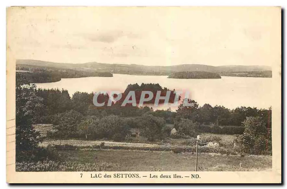 LAC dos SETTONS — As duas ilhas — ND. - Frente