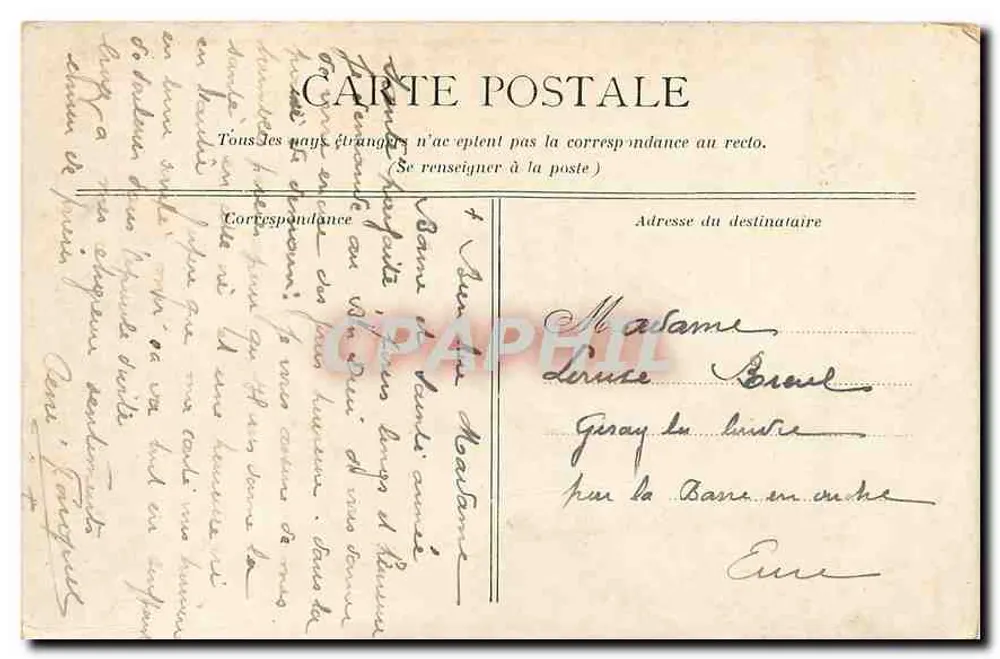La résurrection du jeune homme de Nain — Prof. H. Hofmann pinx. - Verso